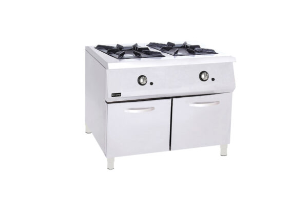 Gazlı 2 Brülörlü Dolaplı Kuzine - 1000mm